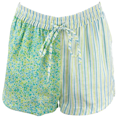Solid & Striped Mixed Print Shorts in Yellow/Blue - Discounts on Solid & Striped at UAL