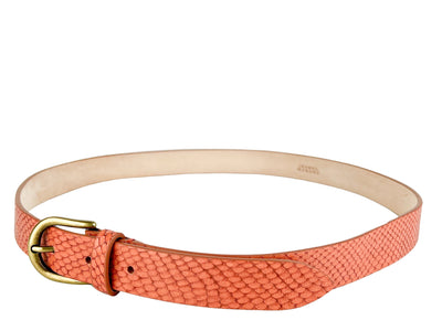 Isabel Marant Zap Leather Belt in Orange - Discounts on Isabel Marant at UAL