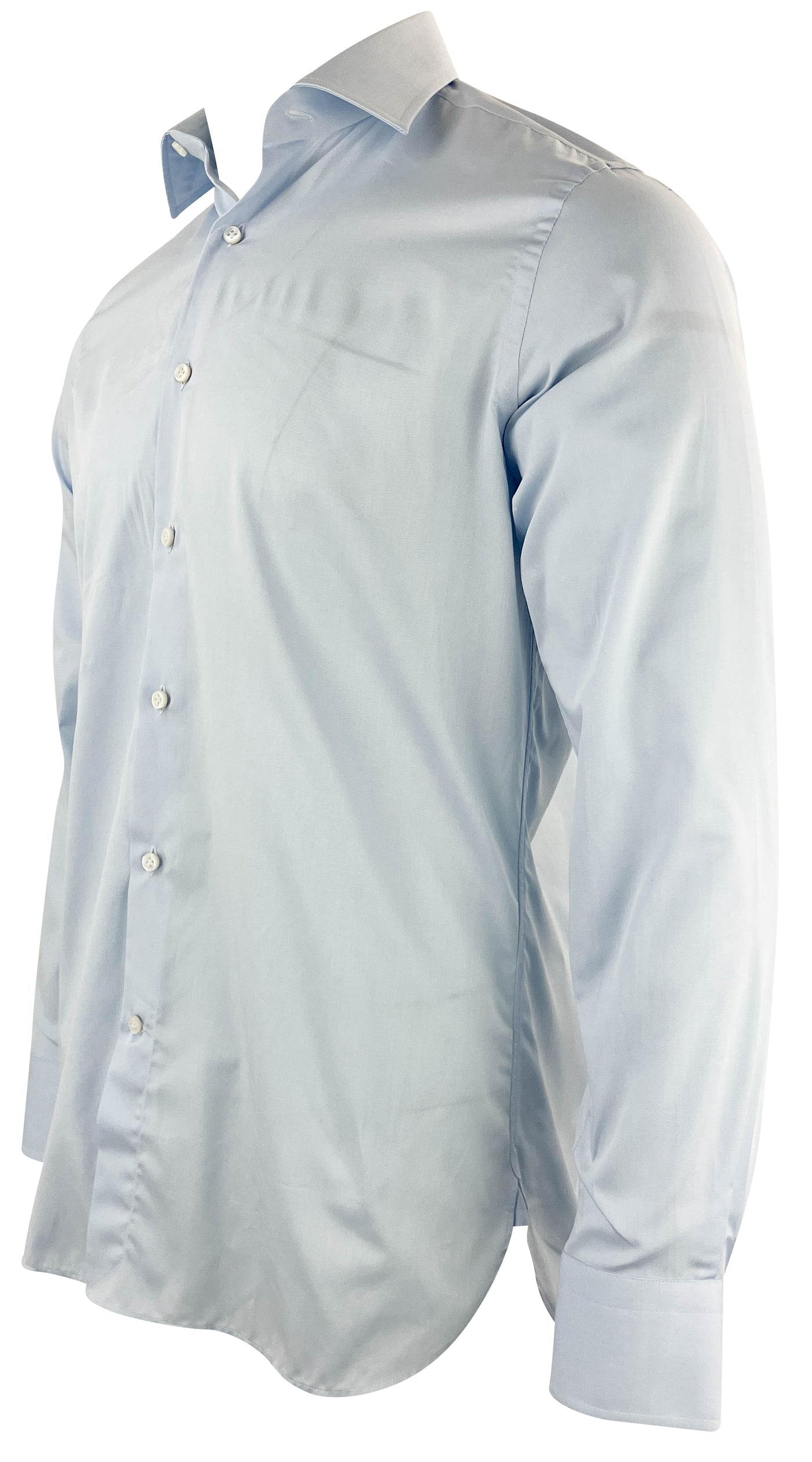 Sonrisa Cotton Poplin Button Down Shirt in Light Blue - Discounts on Sonrisa at UAL