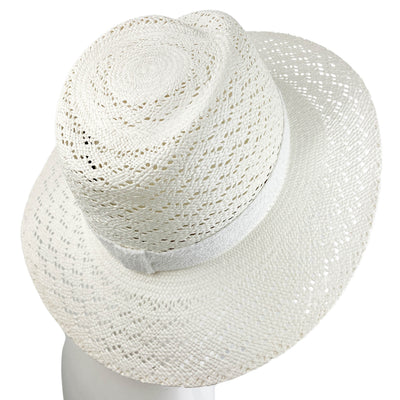 Maison Michel Virginie Sun Hat in Off White - Discounts on Maison Michel at UAL