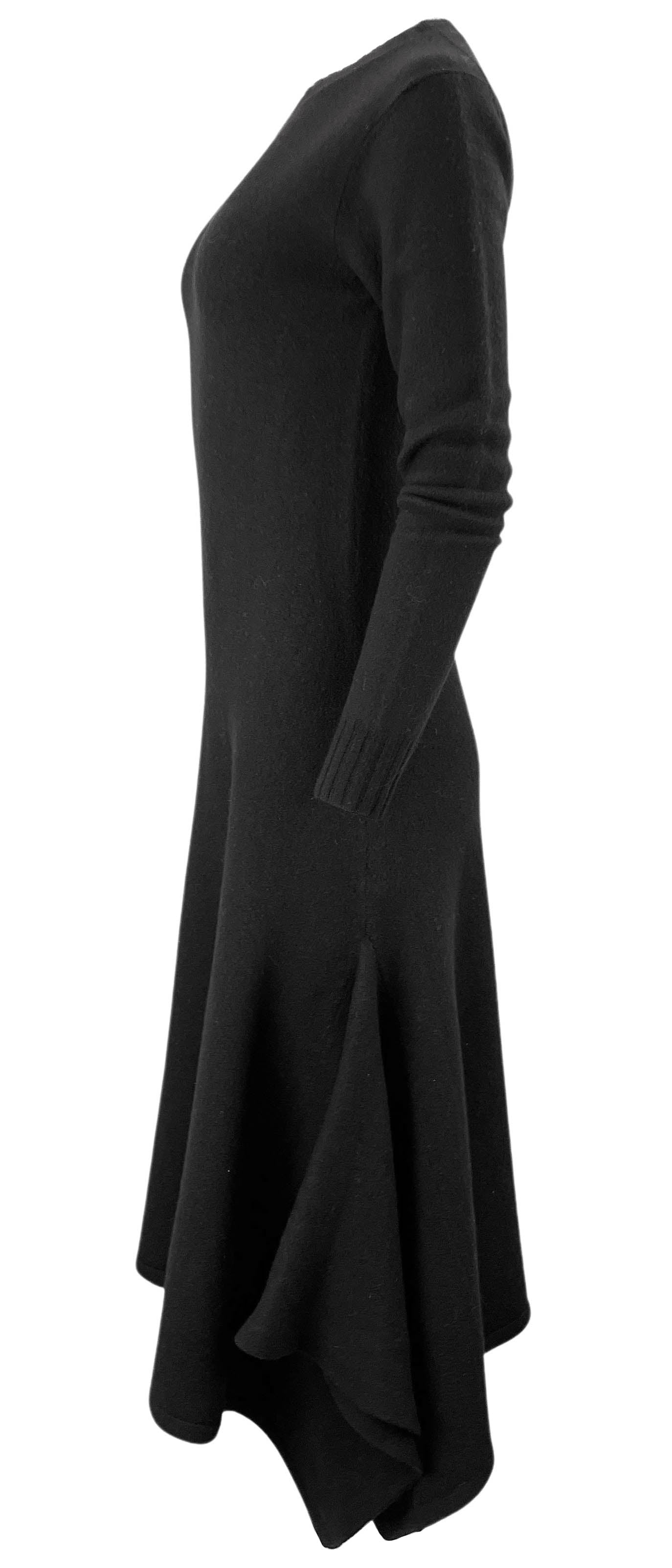 Jil Sander Knit Dress in Black - Discounts on Jil Sander at UAL