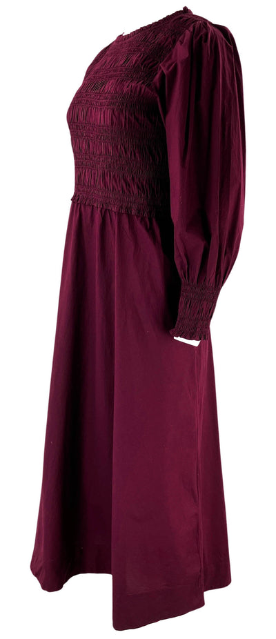 APiece Apart Altro Maxi Dress in Winet - Discounts on A Piece Apart at UAL