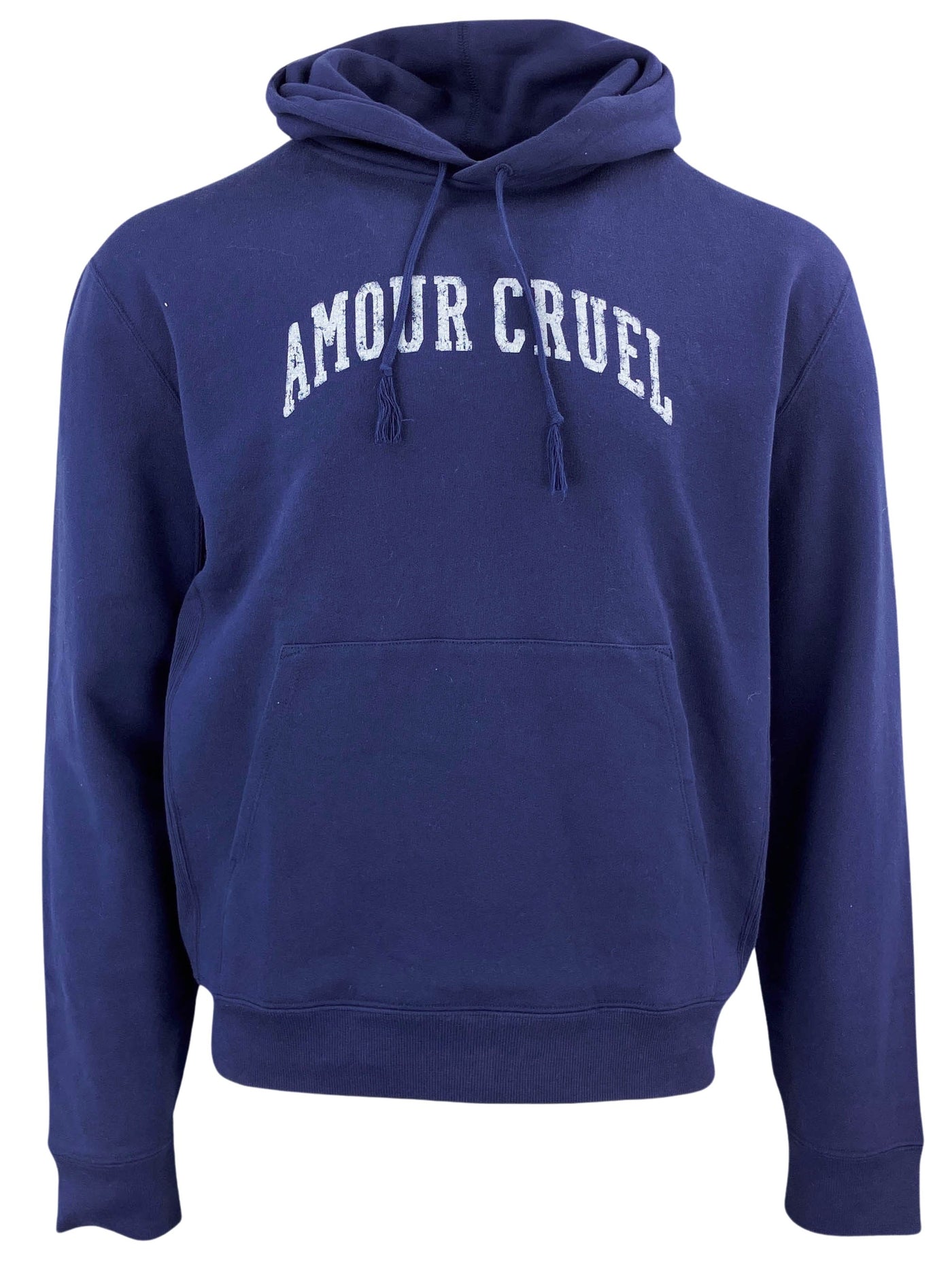 Saint Laurent Amour Cruel Hoodie in Blue - Discounts on Saint Laurent at UAL