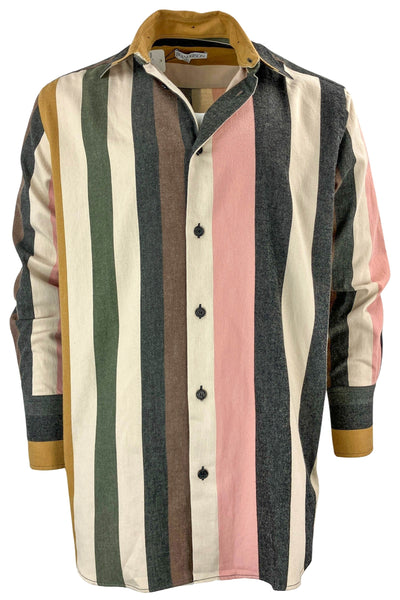 JW Anderson Relaxed Fit Shirt in Flax/Multi - Discounts on JW Anderson at UAL