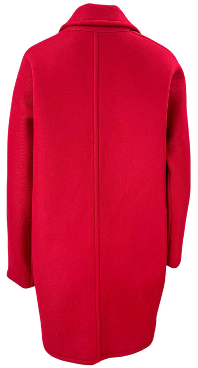Courrèges Wool Blend Jacket in Lipstick - Discounts on Courrēges at UAL