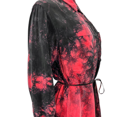 Amiri Cloud Dress in Red and Black - Discounts on Amiri at UAL