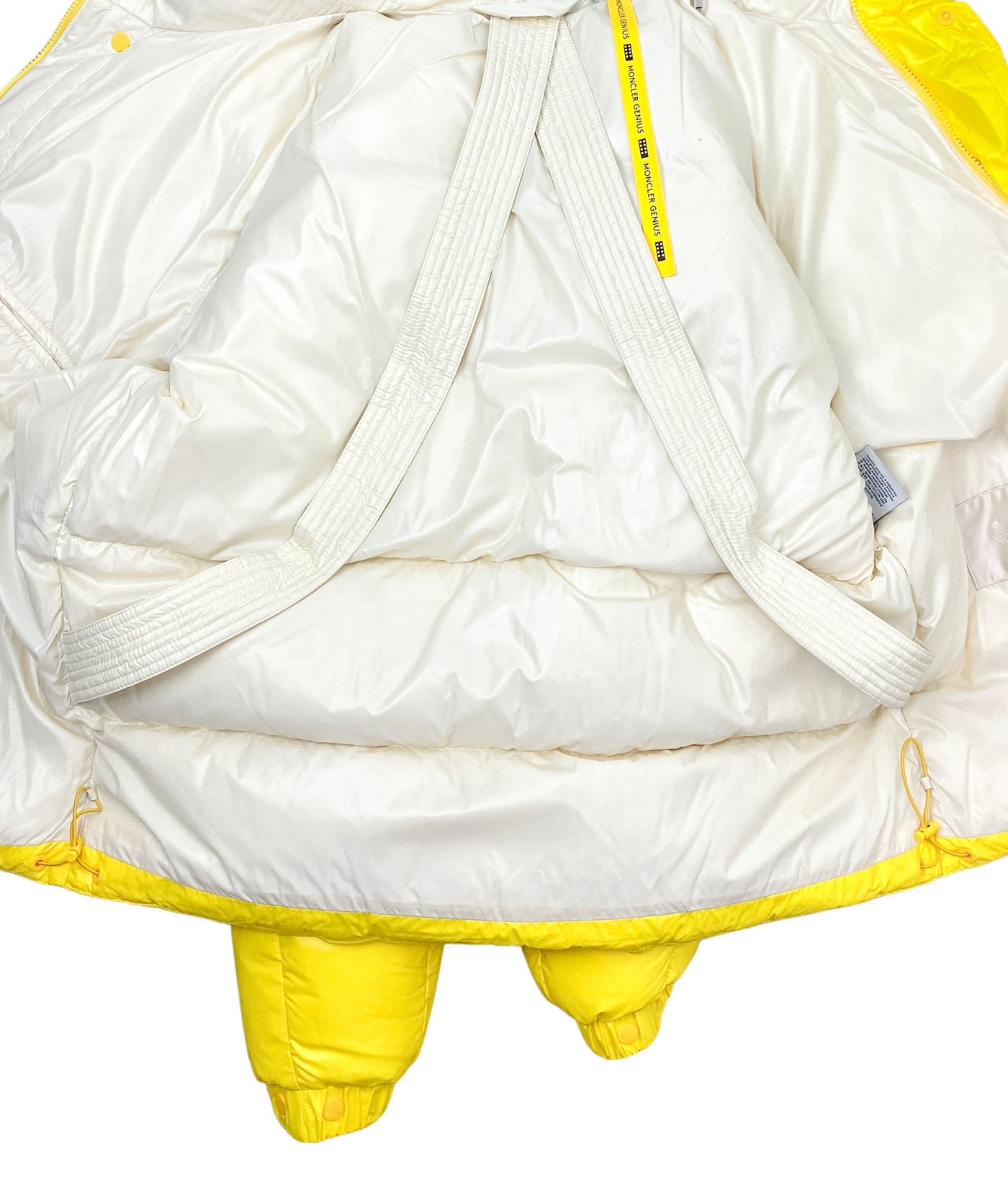 Moncler Genius Puffer Jacket in Yellow - Discounts on Moncler at UAL