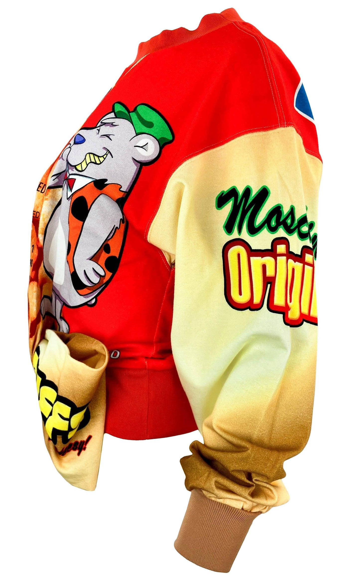 Moschino Laugh and Puffs Sweatshirt with Bow Detail in Multi - Discounts on Moschino at UAL