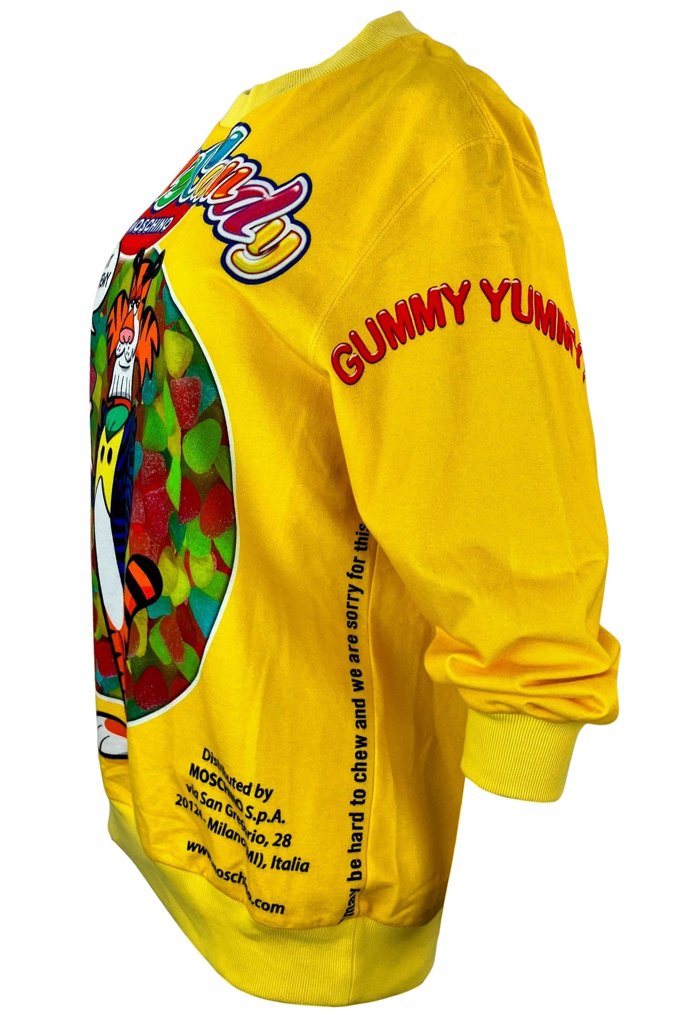 Moschino Dandy Candy Sweatshirt in Yellow - Discounts on Moschino at UAL