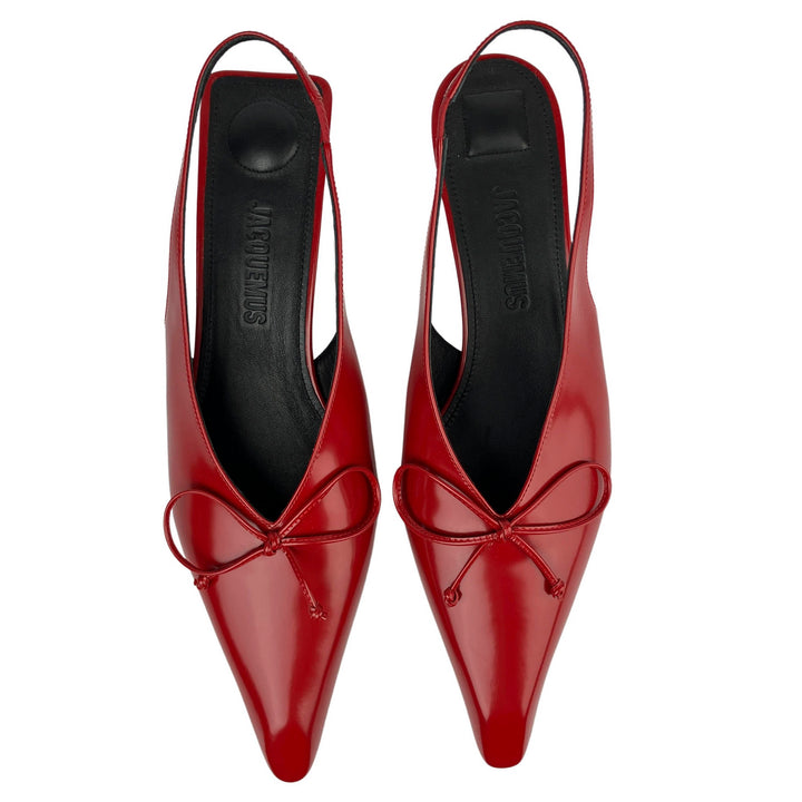 Jacquemus Les Slingbacks in Red - Discounts on Jacquemus at UAL