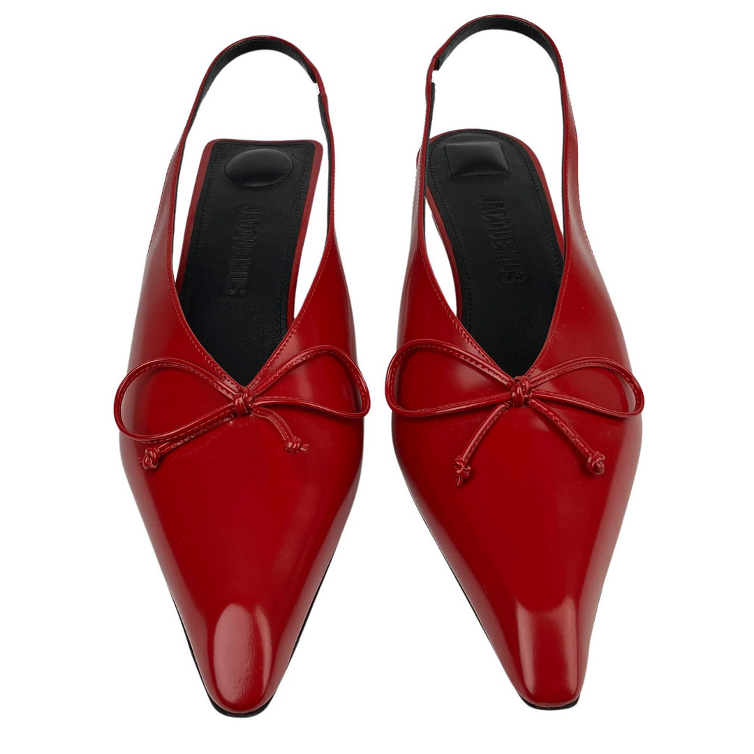 Jacquemus Les Slingbacks in Red - Discounts on Jacquemus at UAL