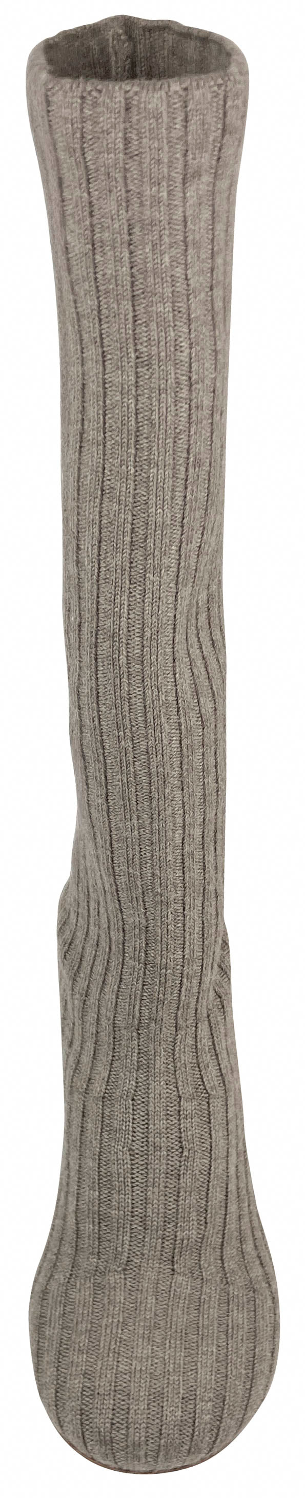 Amina Muaddi Veneda Stretch Boots in Taupe - Discounts on Amina Muaddi at UAL