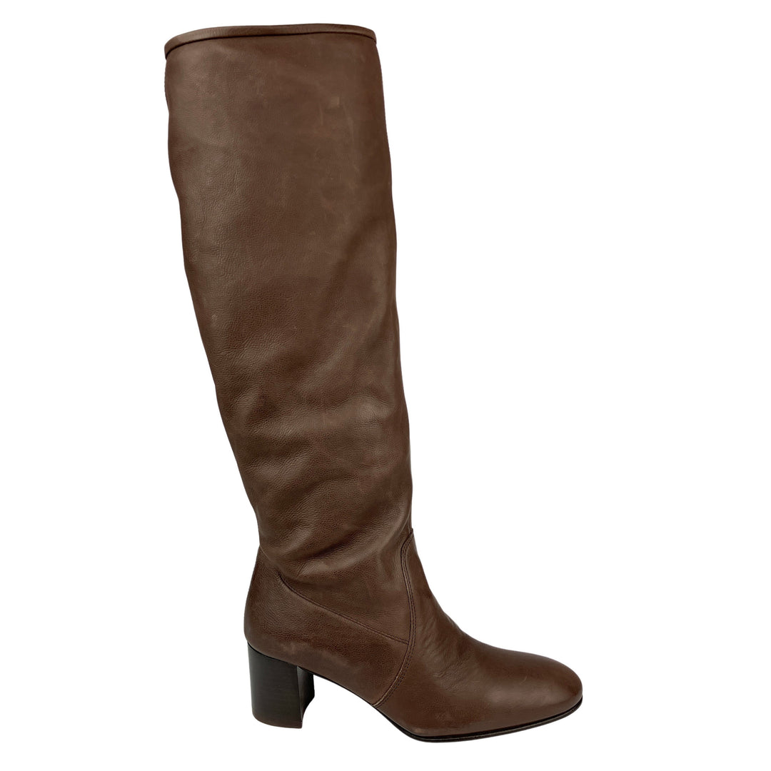 Pedro García Xantia Leather Boots in Brown Clarabelle - Discounts on Pedro García at UAL