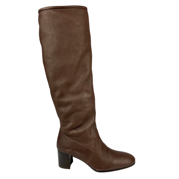 Pedro García Xantia Leather Boots in Brown Clarabelle - Discounts on Pedro García at UAL