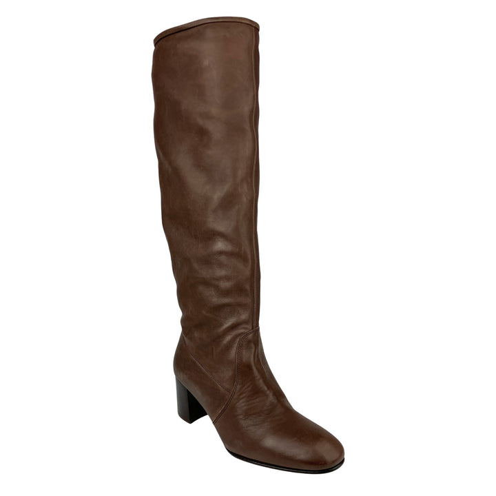 Pedro García Xantia Leather Boots in Brown Clarabelle - Discounts on Pedro García at UAL
