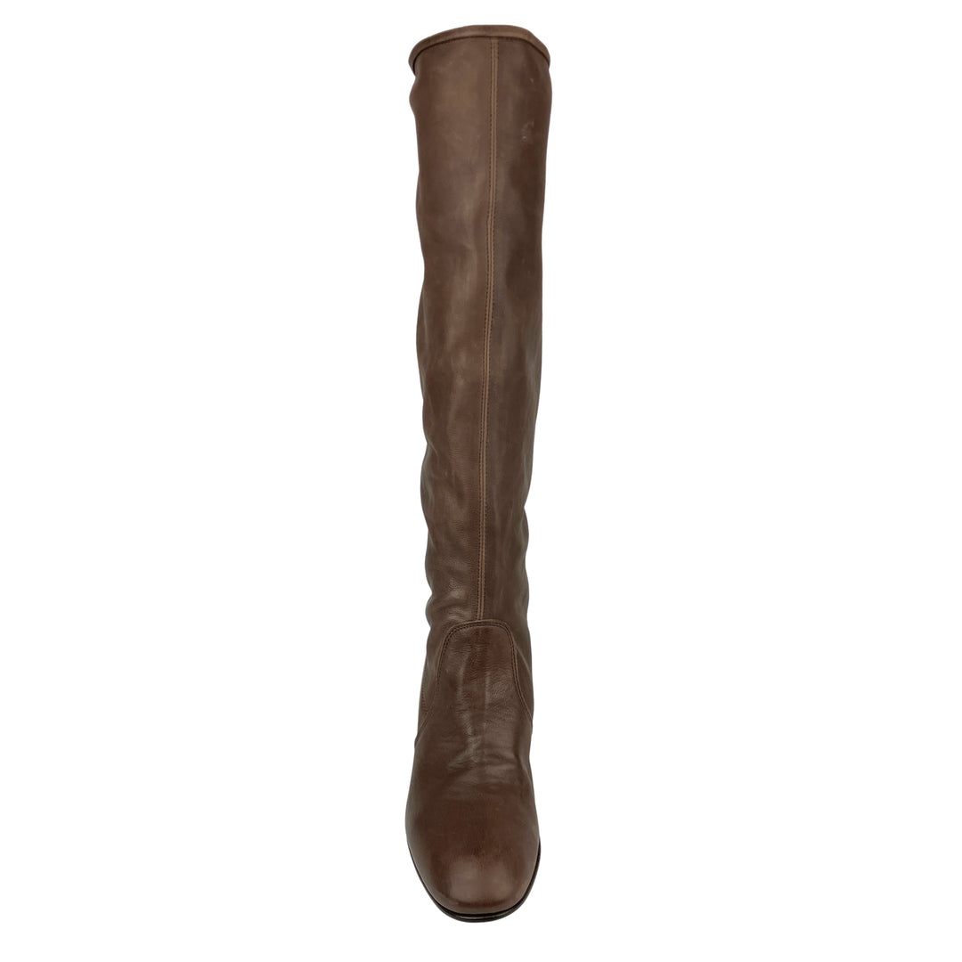 Pedro García Xantia Leather Boots in Brown Clarabelle - Discounts on Pedro García at UAL