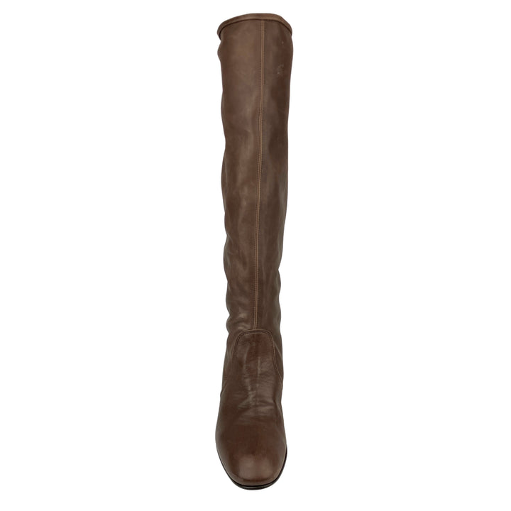 Pedro García Xantia Leather Boots in Brown Clarabelle - Discounts on Pedro García at UAL