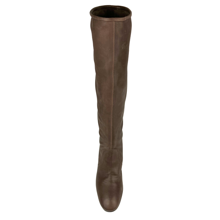 Pedro García Xantia Leather Boots in Brown Clarabelle - Discounts on Pedro García at UAL