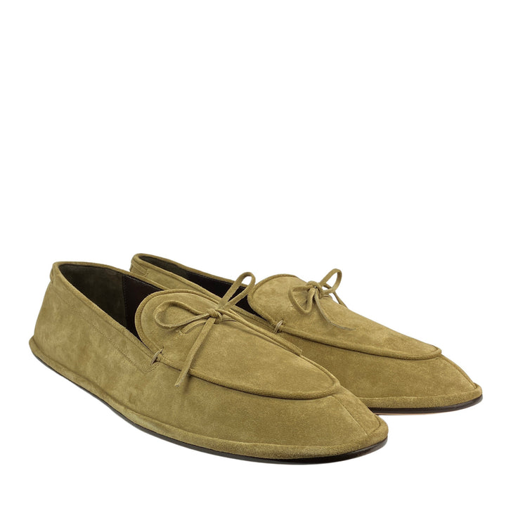 Emme Parsons Parker Suede Loafers in Taupe - Discounts on Emme Parsons at UAL