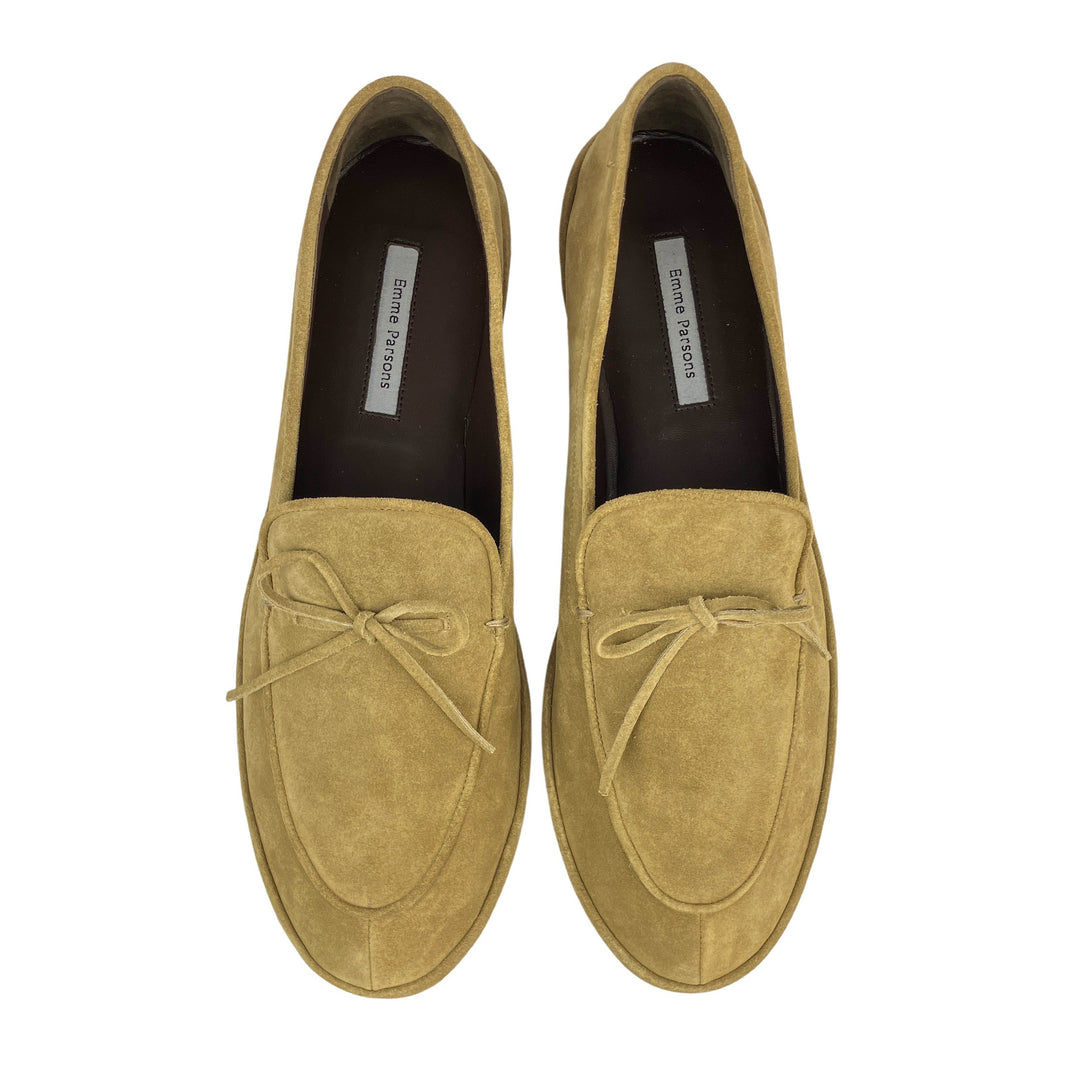 Emme Parsons Parker Suede Loafers in Taupe - Discounts on Emme Parsons at UAL