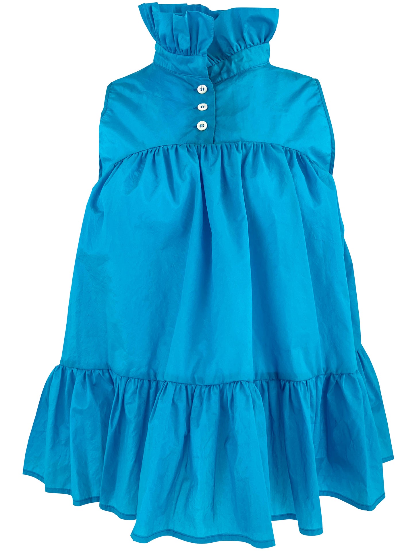 AVN Babydoll Blouse in Cyan - Discounts on AVN at UAL