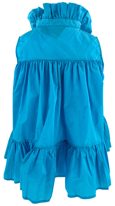 AVN Babydoll Blouse in Cyan - Discounts on AVN at UAL