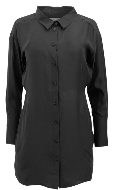 GAUGE81 Otsuki Mini Shirt Dress in Black - Discounts on GAUGE81 at UAL