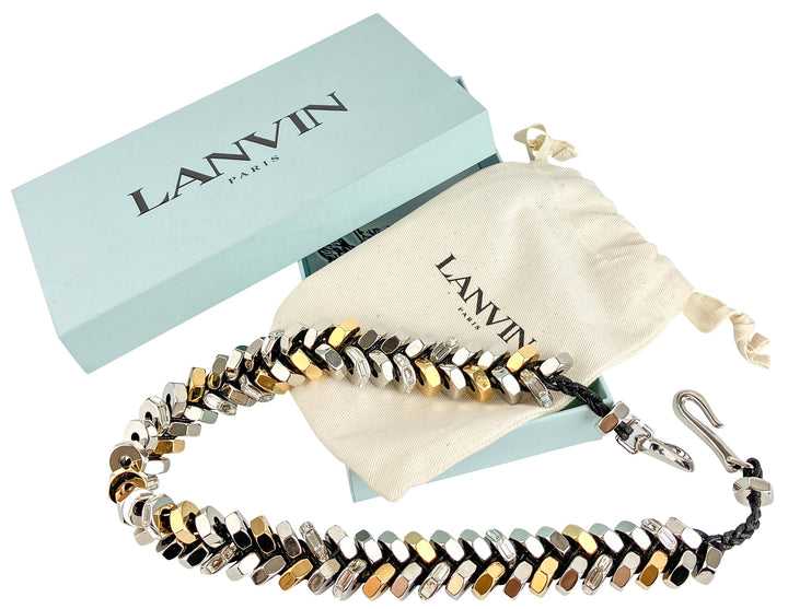 Lanvin x Future Pant Chain in Aluminum - Discounts on Lanvin at UAL