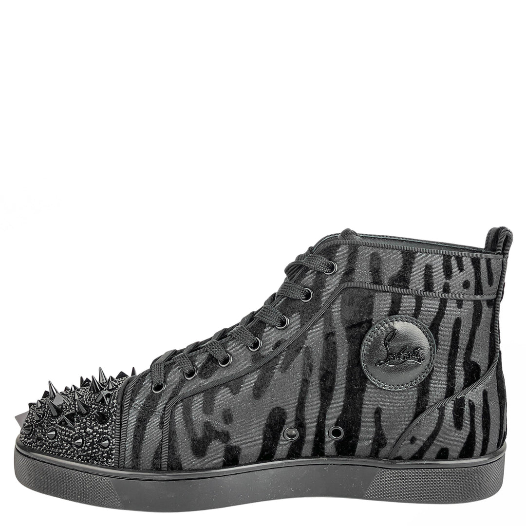 Christian Louboutin Lou Pik Pik Sneakers in Black - Discounts on Christian Louboutin at UAL