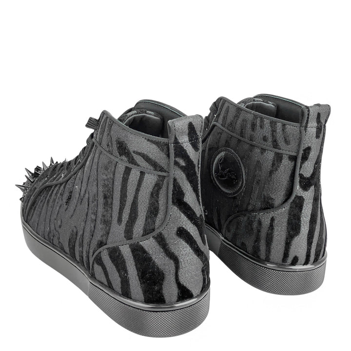 Christian Louboutin Lou Pik Pik Sneakers in Black - Discounts on Christian Louboutin at UAL