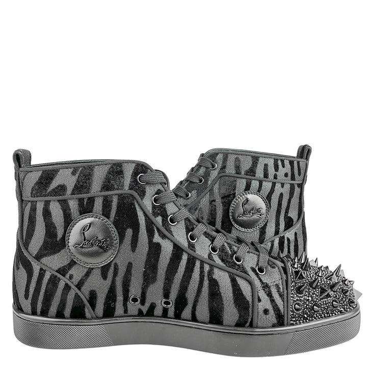 Christian Louboutin Lou Pik Pik Sneakers in Black - Discounts on Christian Louboutin at UAL