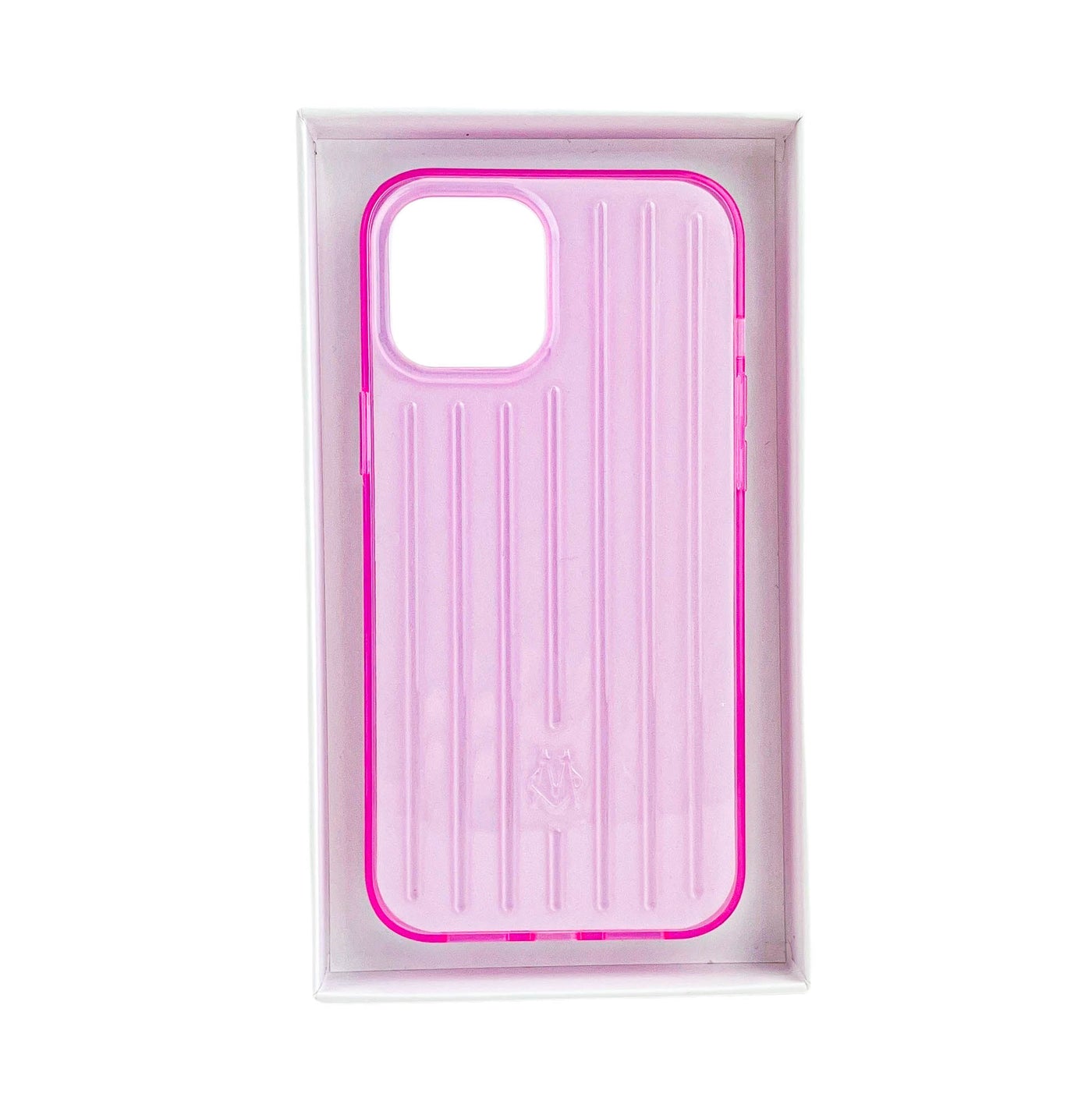 RIMOWA iPhone 12/12 Pro Phone Case in Fluorescent Pink - Discounts on RIMOWA at UAL