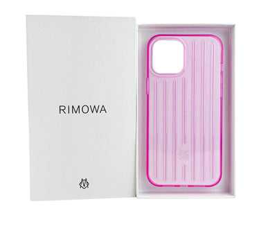 RIMOWA iPhone 12 Pro Max Phone Case in Fluorescent Pink - Discounts on RIMOWA at UAL