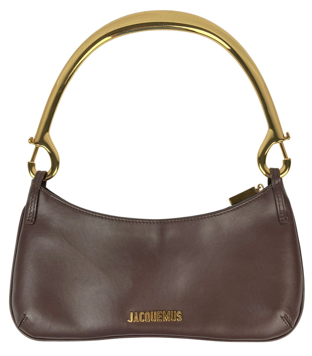 Jacquemus Le Bisou Mousqueton Bag in Dark Brown - Discounts on Jacquemus at UAL