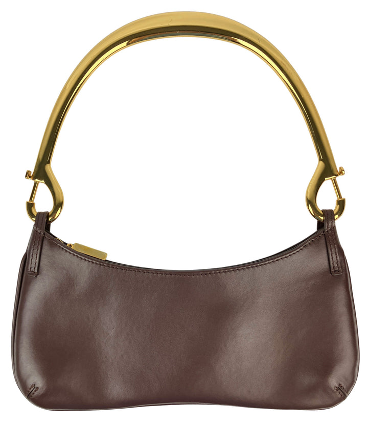 Jacquemus Le Bisou Mousqueton Bag in Dark Brown - Discounts on Jacquemus at UAL