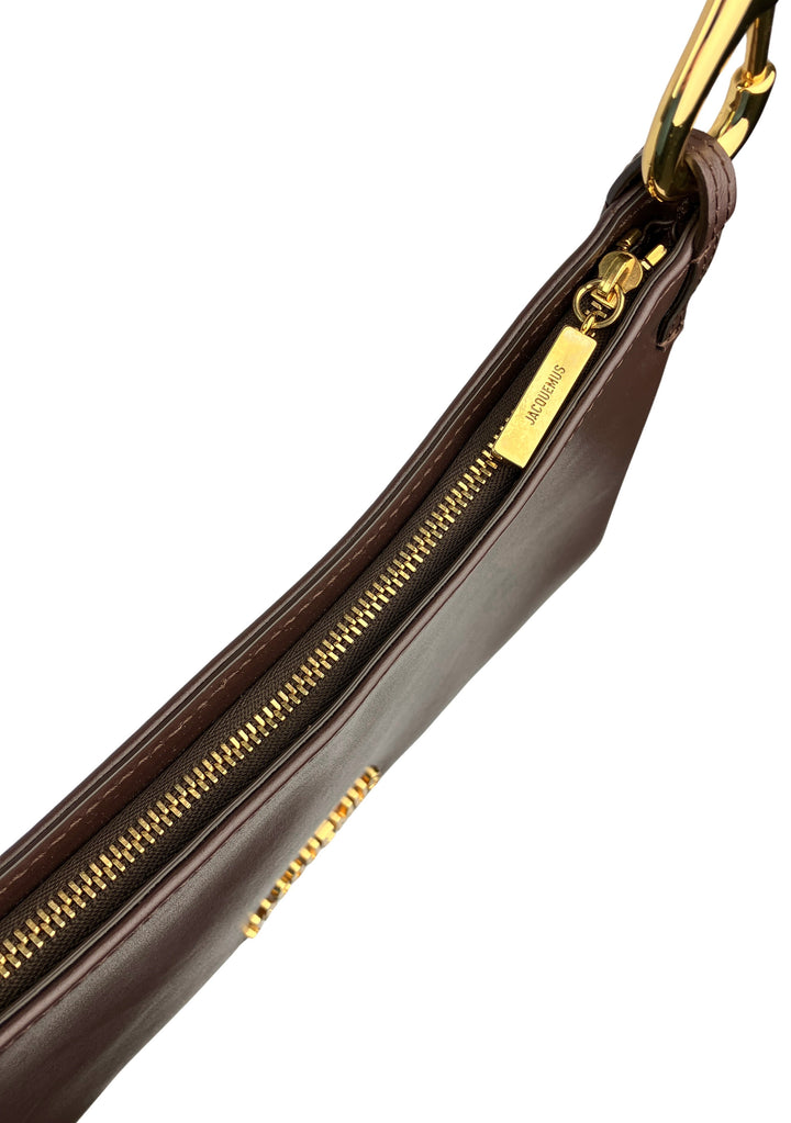 Jacquemus Le Bisou Mousqueton Bag in Dark Brown - Discounts on Jacquemus at UAL