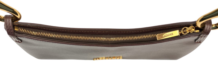 Jacquemus Le Bisou Mousqueton Bag in Dark Brown - Discounts on Jacquemus at UAL