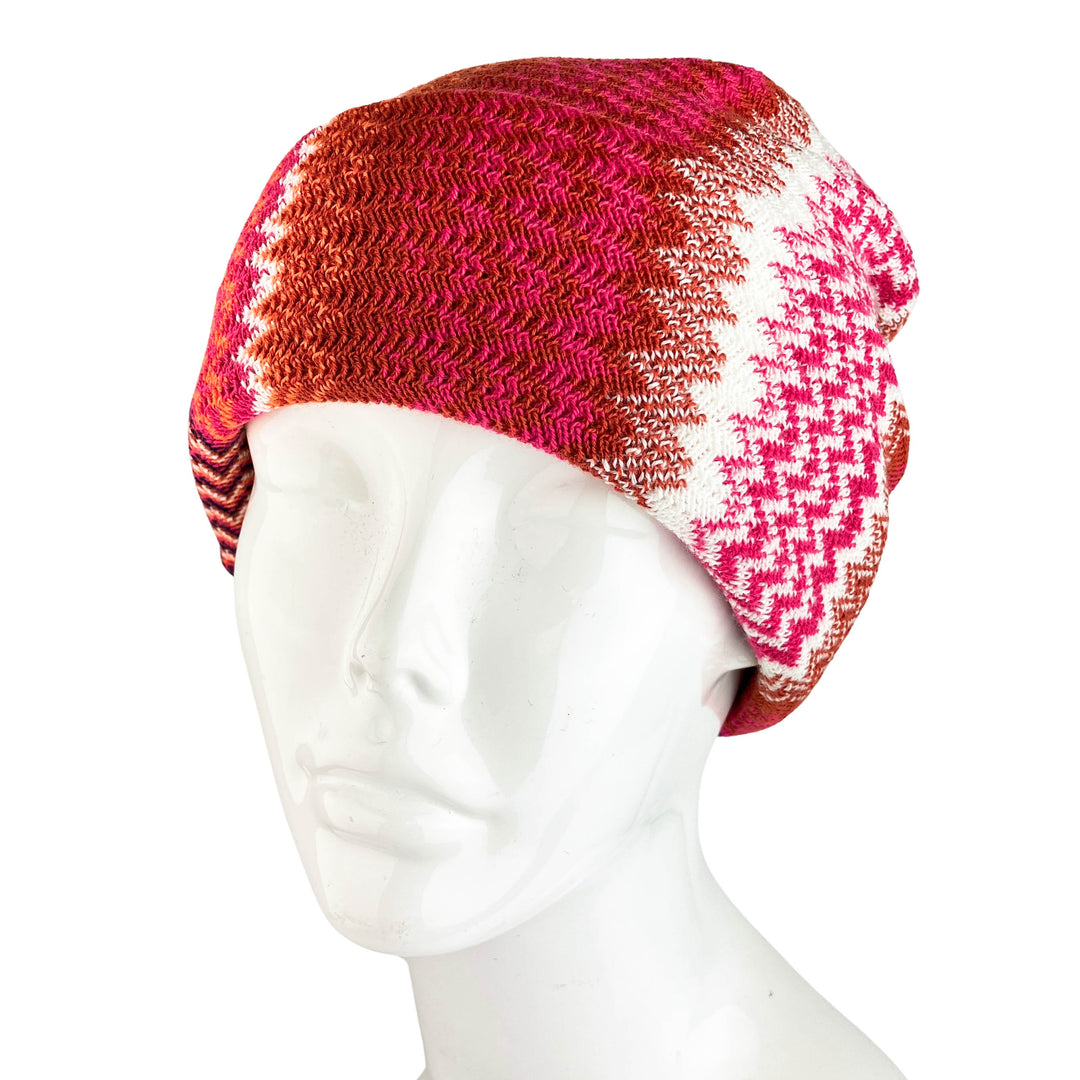 Missoni Beanie in Multi Magenta - Discounts on Missoni at UAL