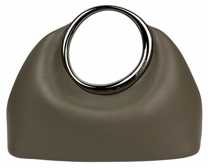 Jacquemus Le Petit Calino Leather Bag in Taupe - Discounts on Jacquemus at UAL