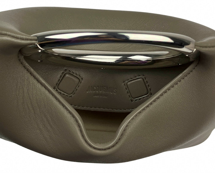 Jacquemus Le Petit Calino Leather Bag in Taupe - Discounts on Jacquemus at UAL