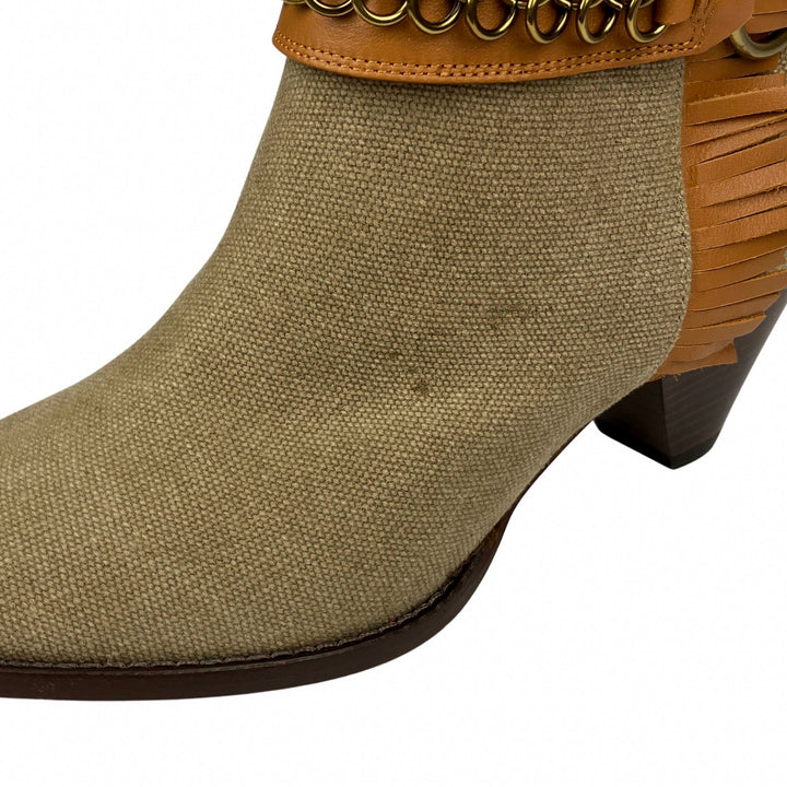 Isabel Marant Levon Boots in Khaki - Discounts on Isabel Marant at UAL