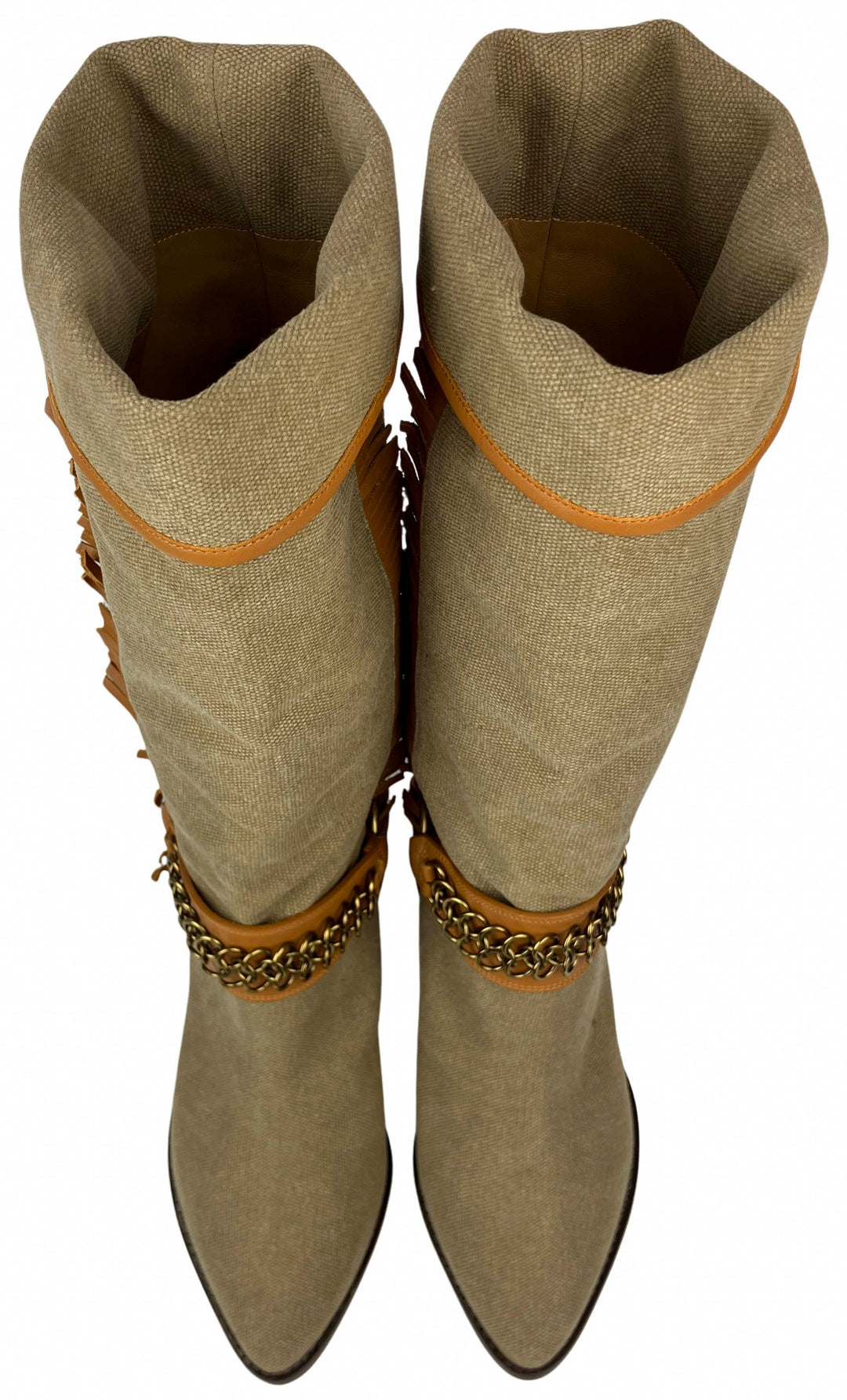 Isabel Marant Levon Boots in Khaki - Discounts on Isabel Marant at UAL