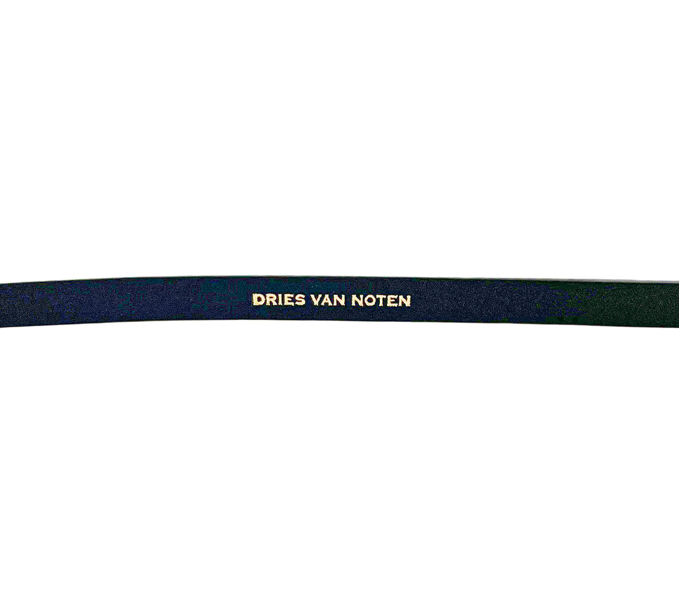 Dries Van Noten Ultra Skinny Calf Hair Belt in Leopard Print - Discounts on Dries Van Noten at UAL