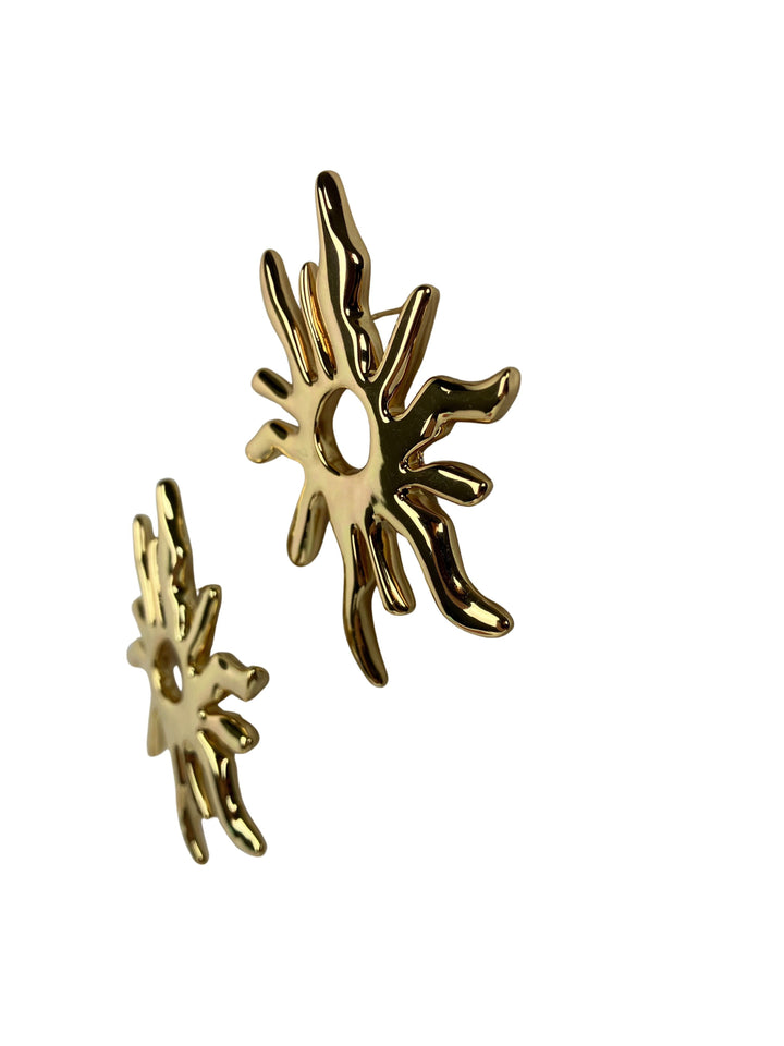 Cult Gaia Soleil Earrings in Gold - Discounts on Cult Gaia at UAL